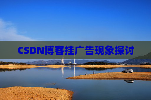 CSDN博客挂广告现象探讨